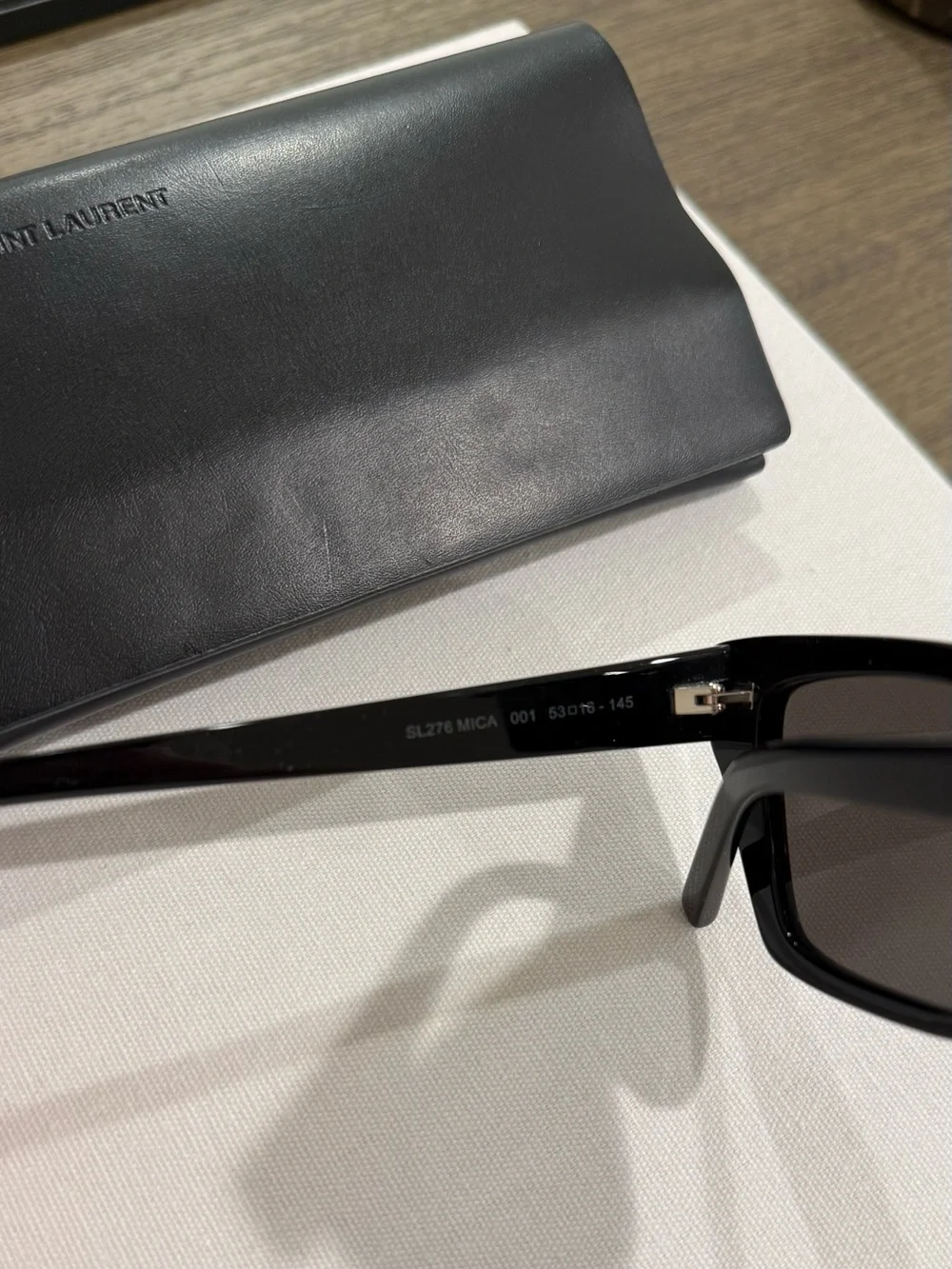 Saint Laurent Black Cat Eye Sunglasses - SL 276 MICA